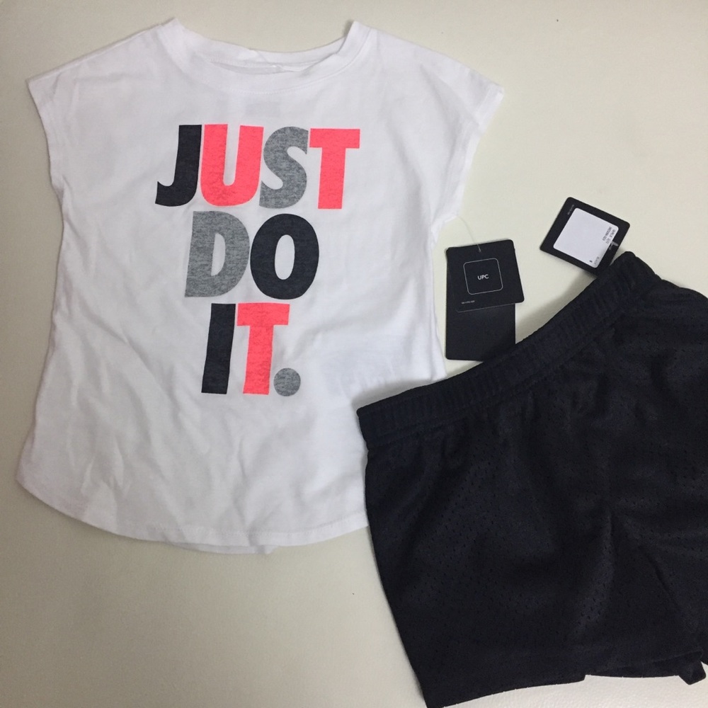Nike Cute Girl neon Top Shorts Outfit 6224 - Picture 2 of 5